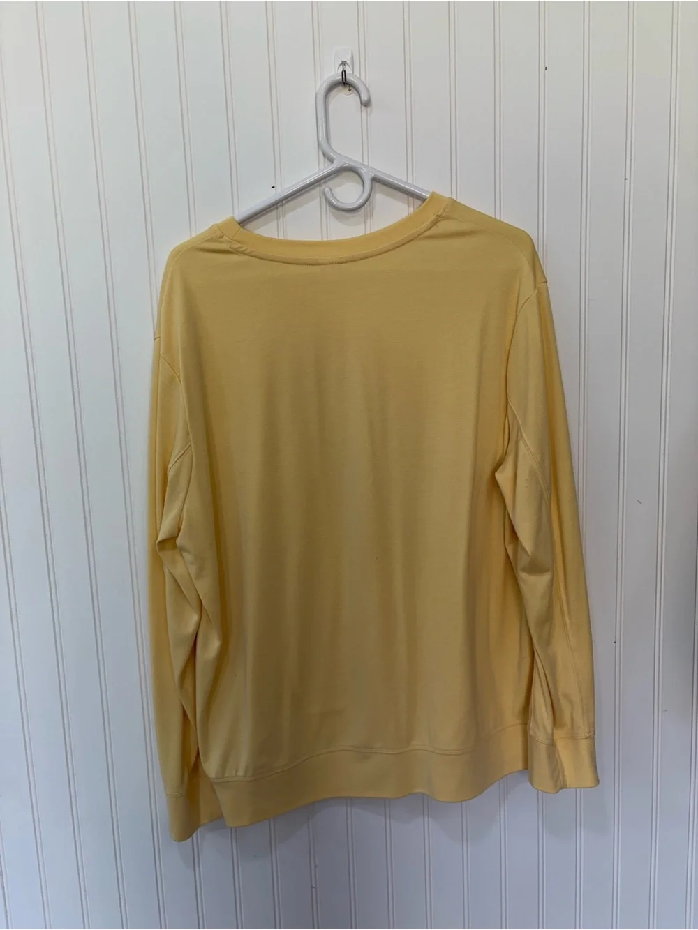 stars above Pale Yellow Long Sleeve buttery soft loungewear Crewneck Top